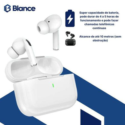 Fone de ouvido bluetooth Airpods TWS 5.3, com cancelador de ruídos,com microfone