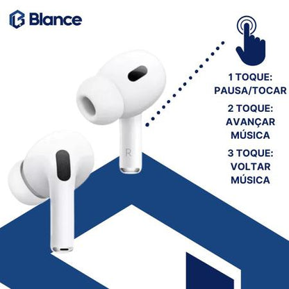 Fone de ouvido bluetooth Airpods TWS 5.3, com cancelador de ruídos,com microfone